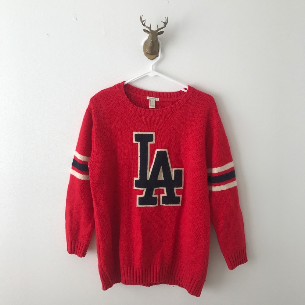 Red sweater